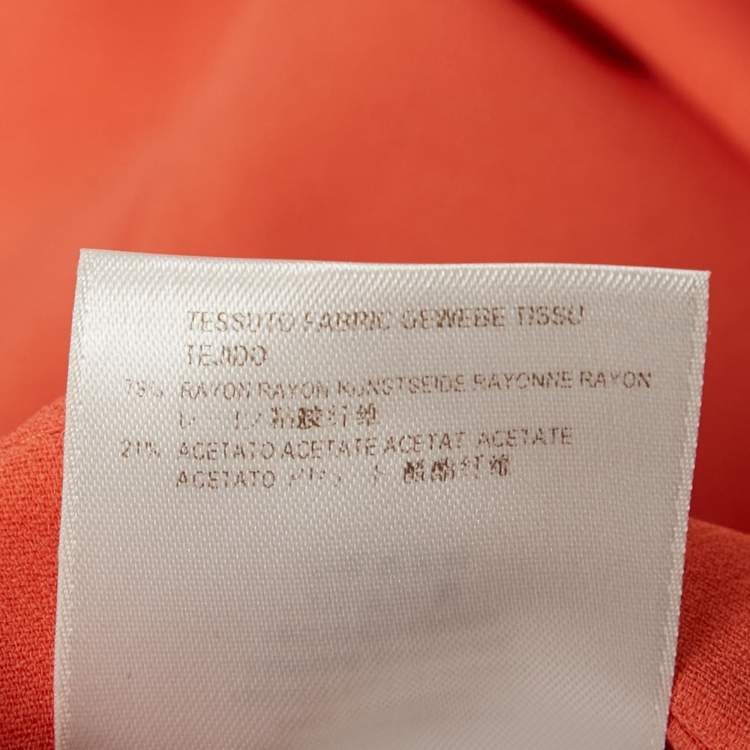 Pre Owned Stella McCartney Pink Crepe Trousers M