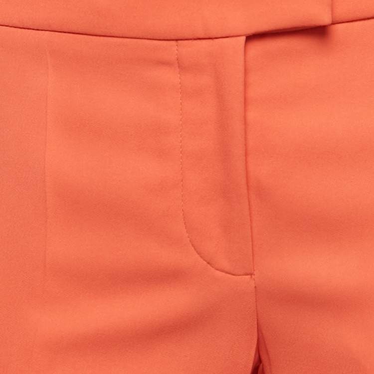 Pre Owned Stella McCartney Pink Crepe Trousers M