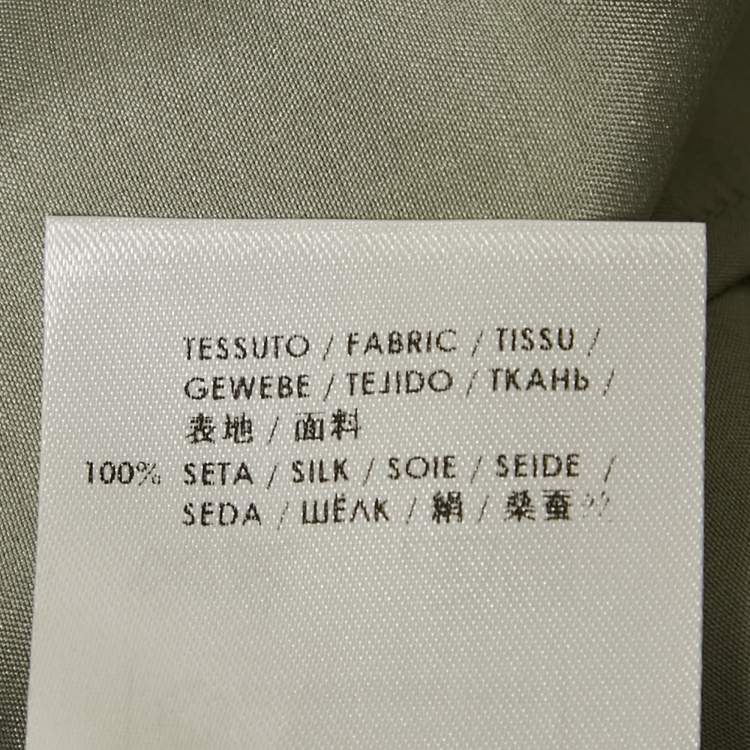 Pre Owned Stella McCartney Grey Silk Sleeveless Top S