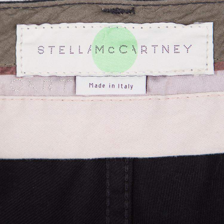 Pre Owned Stella McCartney Black Side Panel Detail High Waist Jeans M
