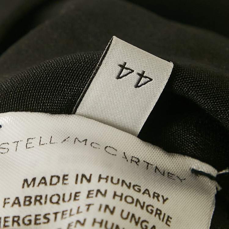 Pre Owned Stella McCartney Black Silk Crepe Sequin Maxi Dress M