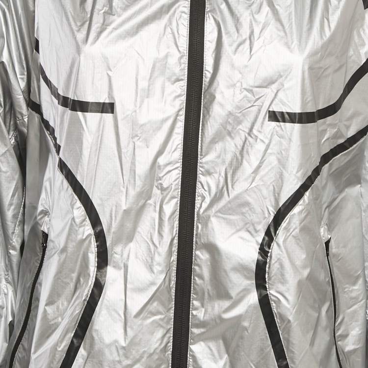 Pre Owned Stella McCartney x Adidas Metallic Nylon Training Jacket M