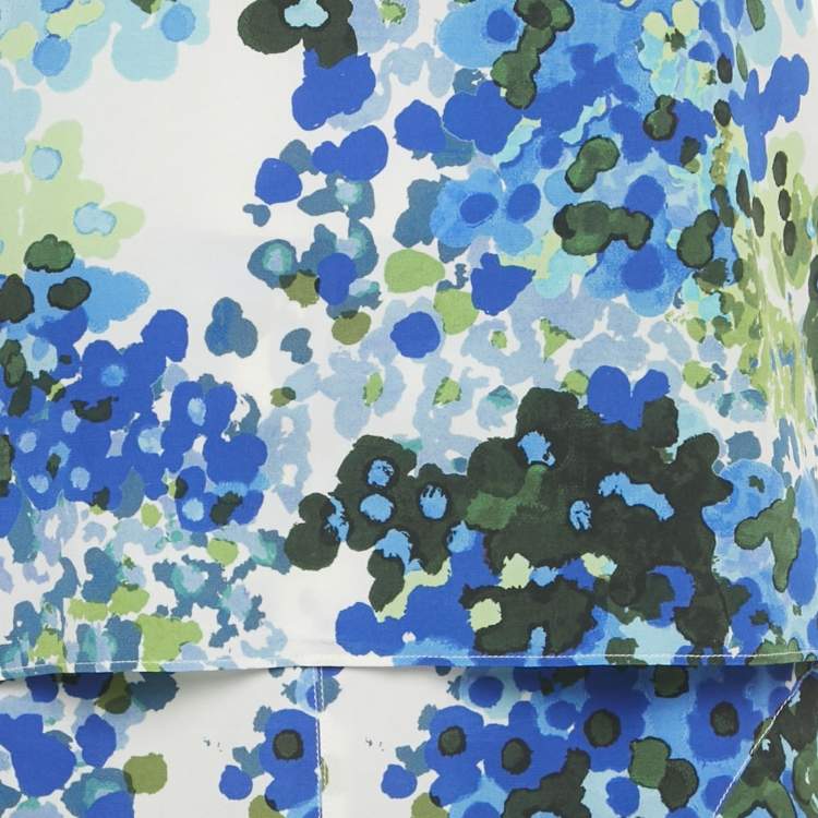 Pre Owned Stella McCartney Multicolour Naya Floral Print Top & Skirt Set S