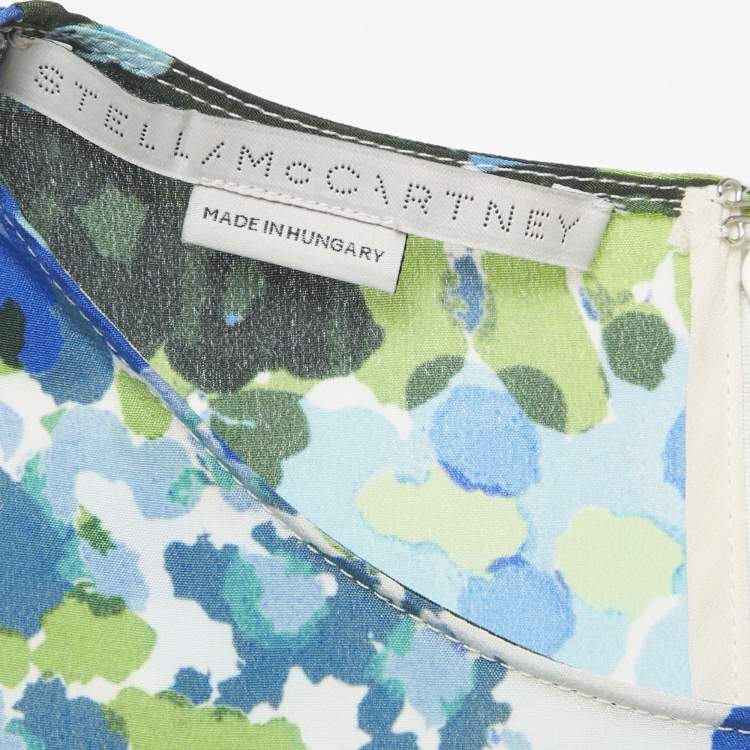 Pre Owned Stella McCartney Multicolour Naya Floral Print Top & Skirt Set S