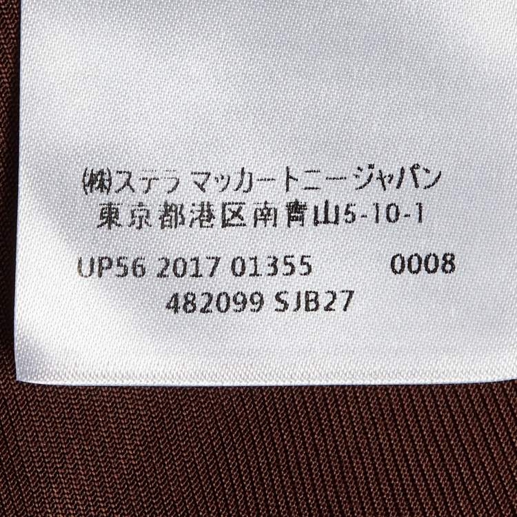 مملوكة مسبقًا Stella McCartney Burgundy Wool Double Breasted Coat Dress S