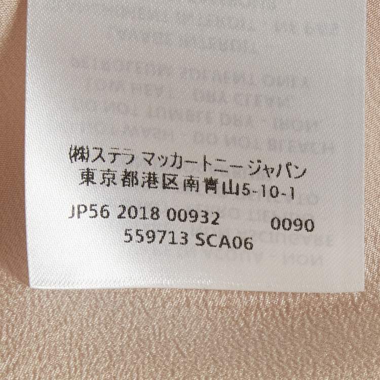 مملوكة مسبقًا Stella McCartney Pink Crepe Fringed Mini Dress M