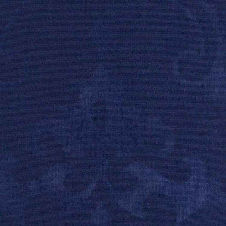 Pre Owned Stella McCartney Cobalt Blue Embossed Jacquard Front Panel Detail Long Sleeve Dress M