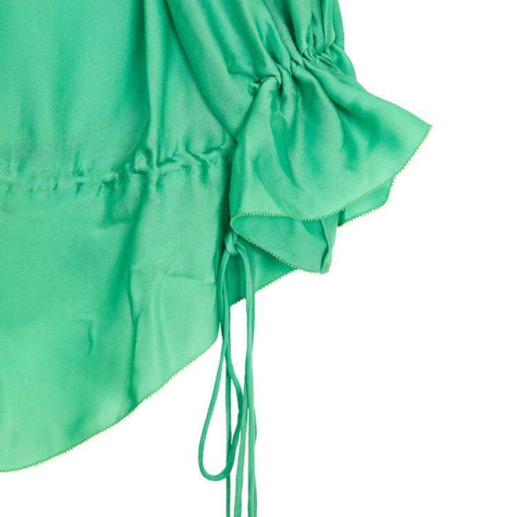 Pre Owned Stella McCartney Silk Drawstring Top S