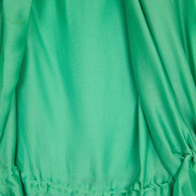 Pre Owned Stella McCartney Silk Drawstring Top S