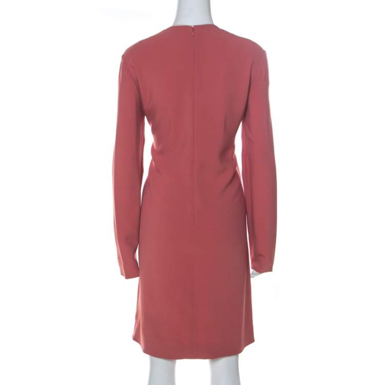 مملوكة مسبقًا Stella McCartney Pink Crepe Keyhole Detail Dress M