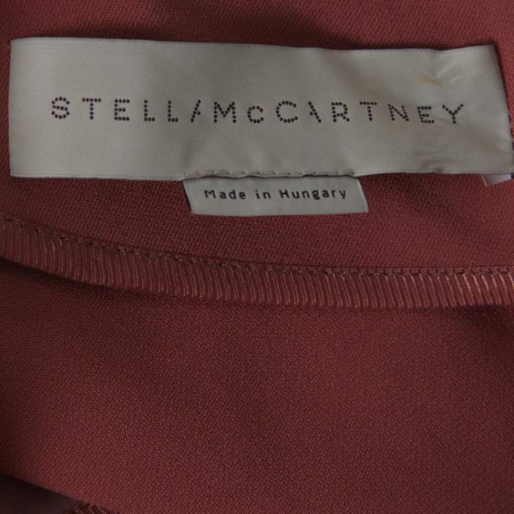 مملوكة مسبقًا Stella McCartney Pink Crepe Keyhole Detail Dress M