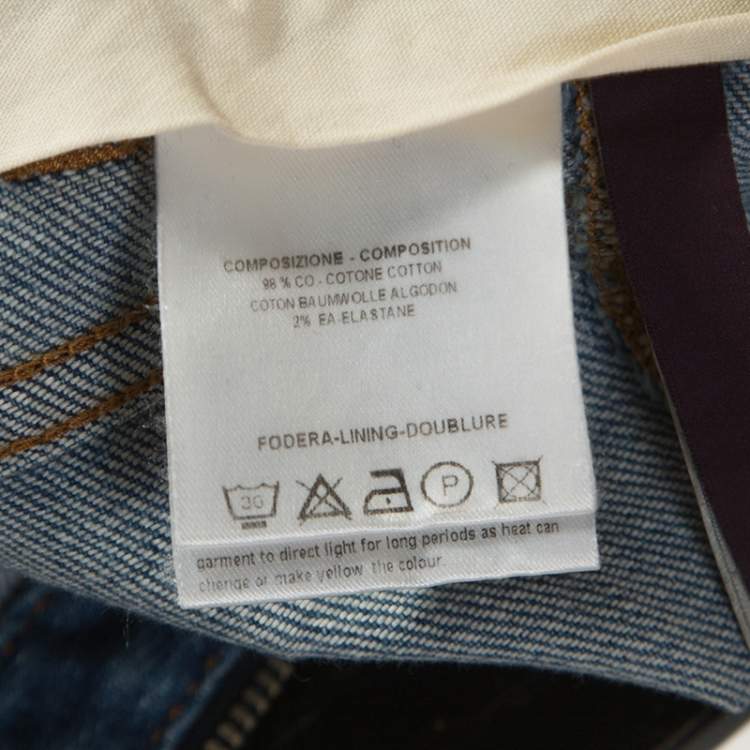 Pre Owned Stella McCartney Blue Denim Slim Fit Jeans M
