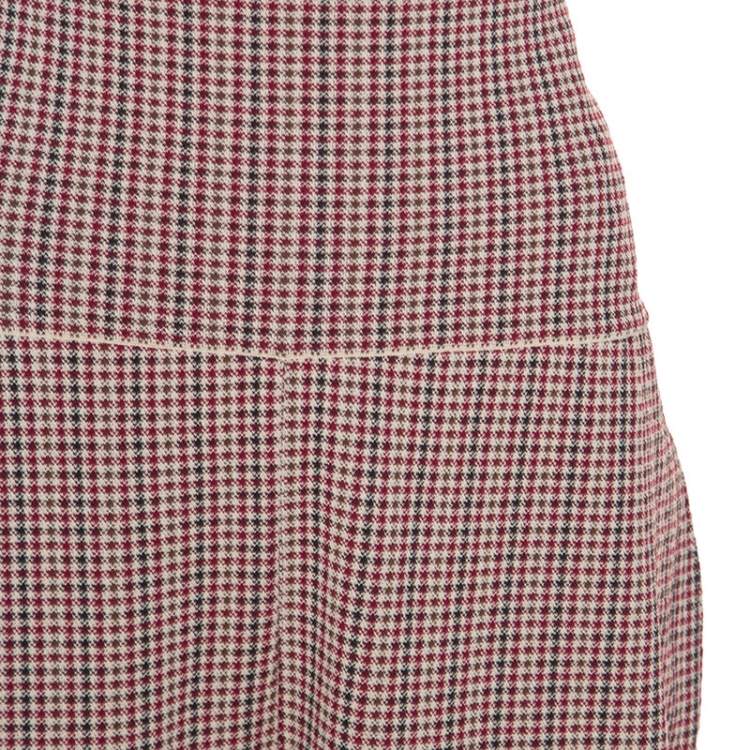 Pre Owned Stella McCartney Multicolor Houndstooth Pattern Knit Tapered Pants L