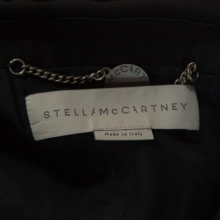 Pre Owned Stella McCartney Black Wool Vest M