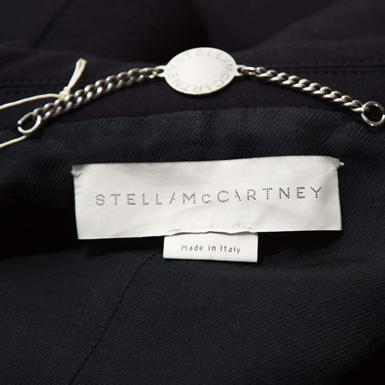مملوكة مسبقًا Stella McCartney Navy Blue Wool Double Breasted Vest S