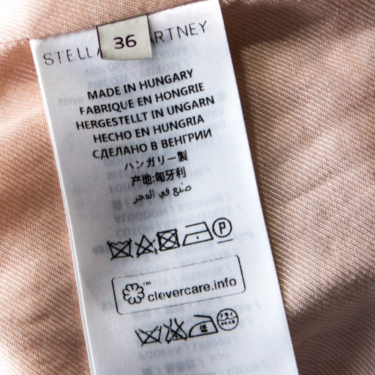 Pre Owned Stella McCartney Blush Pink Silk Ingrid Blazer XS