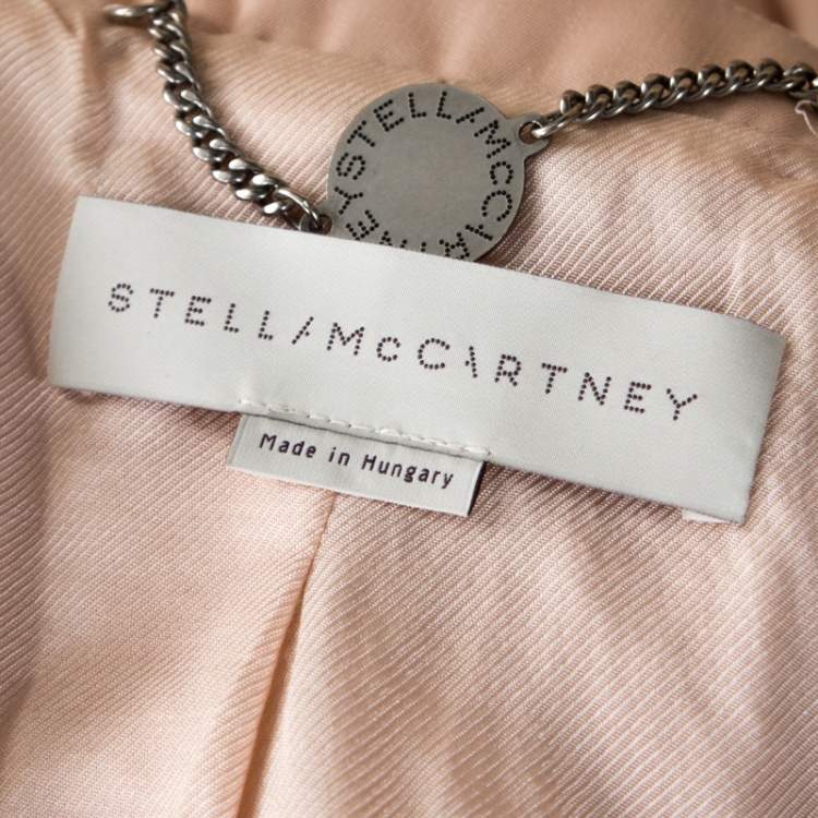 Pre Owned Stella McCartney Blush Pink Silk Ingrid Blazer XS