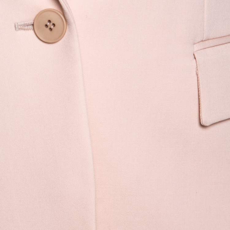 Pre Owned Stella McCartney Blush Pink Silk Ingrid Blazer XS