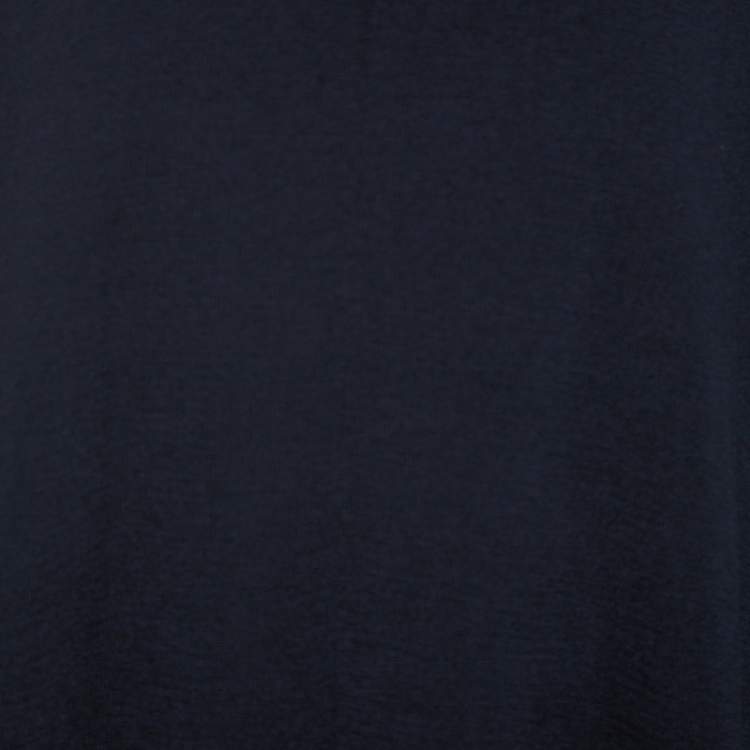 Pre Owned Stella McCartney Navy Blue Wool Blend Handkerchief Hem Sweater Dress M