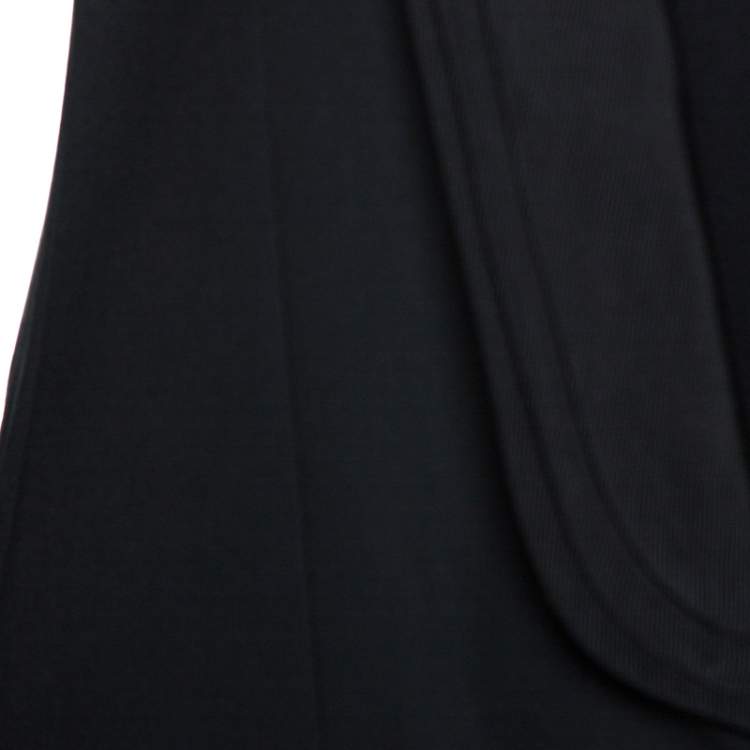 Pre Owned Stella McCartney Black Wool Tuxedo Jacket S