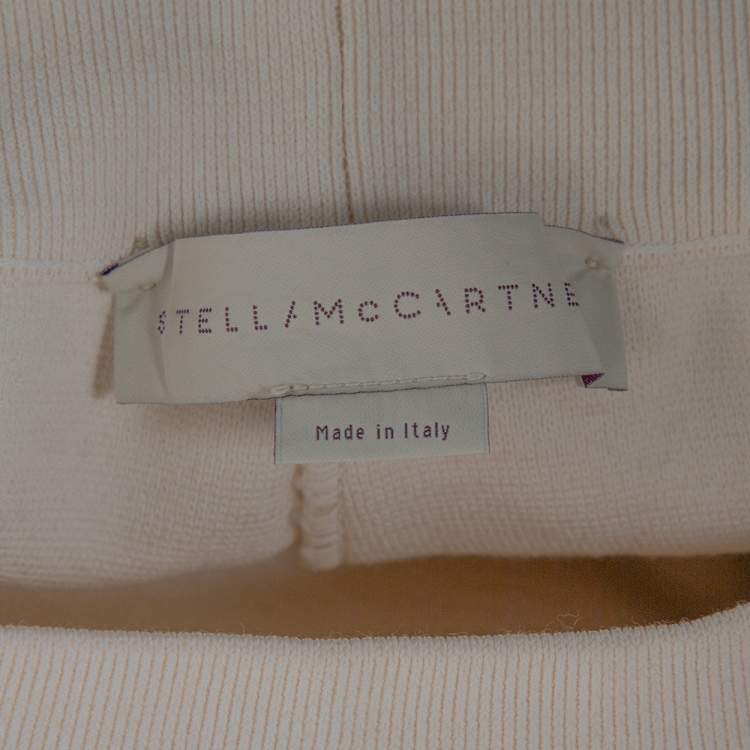 Pre Owned Stella McCartney Ivory Wool Blend Wide Leg Culottes S