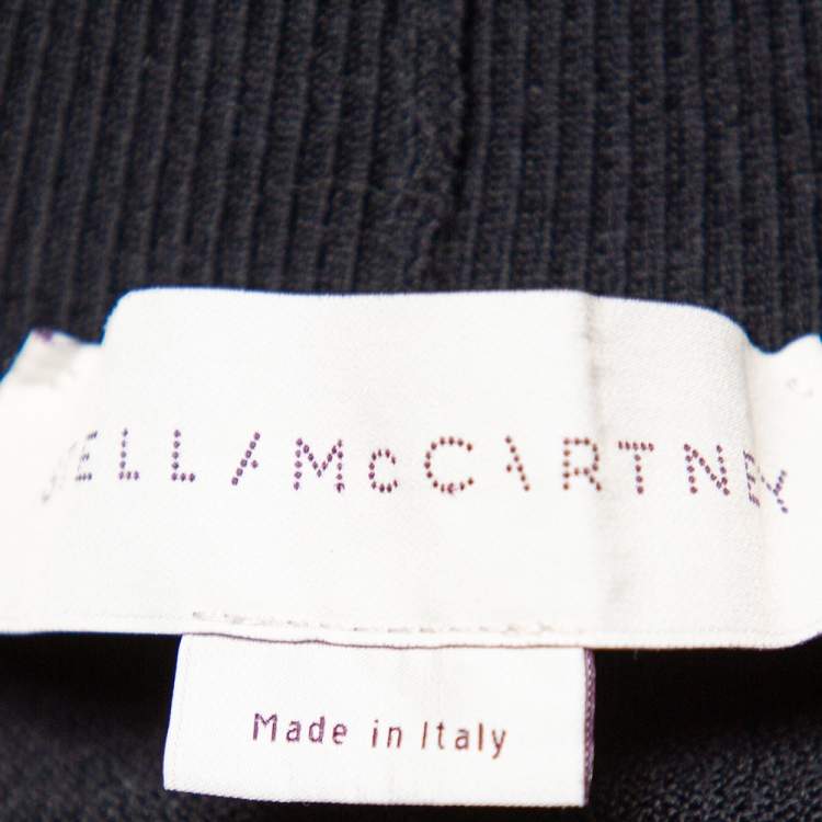 Pre Owned Stella McCartney Black Knit Leggings S