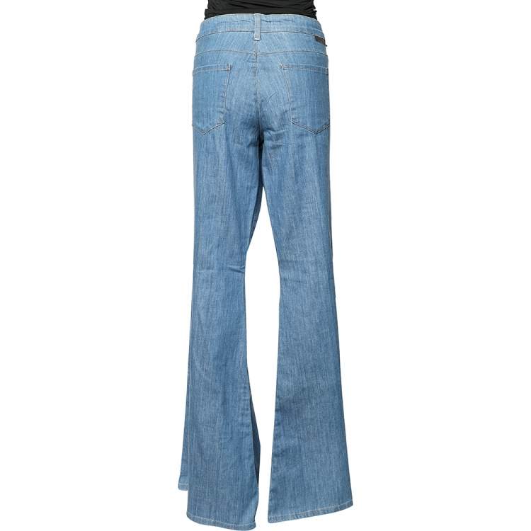 Pre Owned Stella McCartney Blue Denim Flared Leg Jeans L