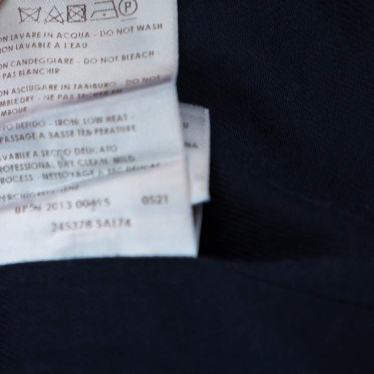Pre Owned Stella McCartney Navy Blue Wool Blazer & Tapered Leg Pants S