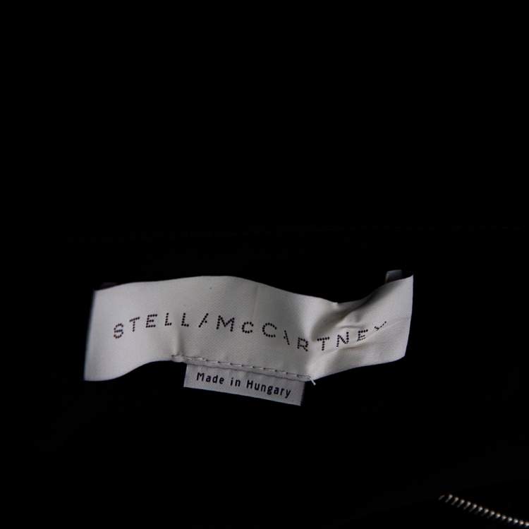 مملوكة مسبقًا Stella McCartney Black Crepe Zip Detail Long Sleeve Arlesa Blouse L