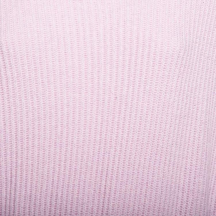Pre Owned Stella McCartney Lilac Cashmere Knit Tie Detail Asymmetrical Sweater S