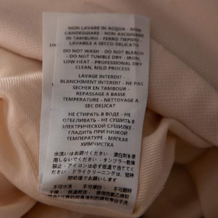 Pre Owned Stella McCartney Pink Wool Single Breasted Iris Blazer L