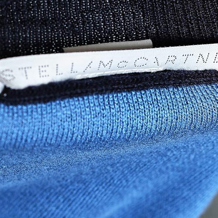 Pre Owned Stella McCartney Multicolor Wool & Cotton Oversized Sweater M