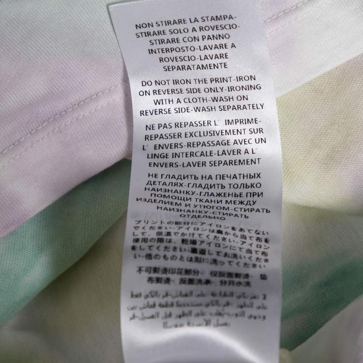 Pre Owned Stella McCartney Multicolored Tie-Dye Printed Cotton Short Sleeve T-Shirt S