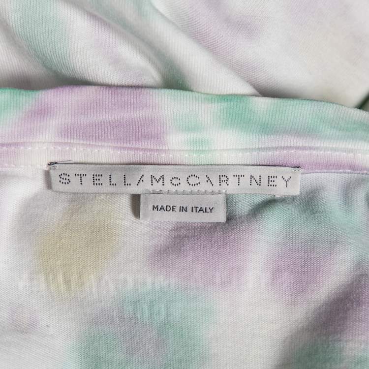 Pre Owned Stella McCartney Multicolored Tie-Dye Printed Cotton Short Sleeve T-Shirt S