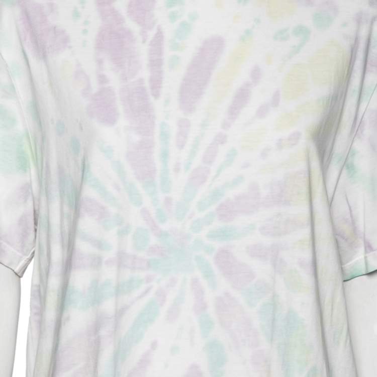 Pre Owned Stella McCartney Multicolored Tie-Dye Printed Cotton Short Sleeve T-Shirt S