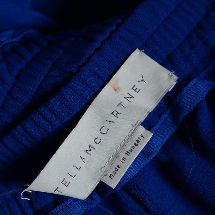 Pre Owned Stella McCartney Blue Crepe Trousers M