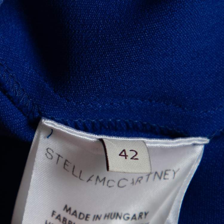 Pre Owned Stella McCartney Blue Crepe Trousers M