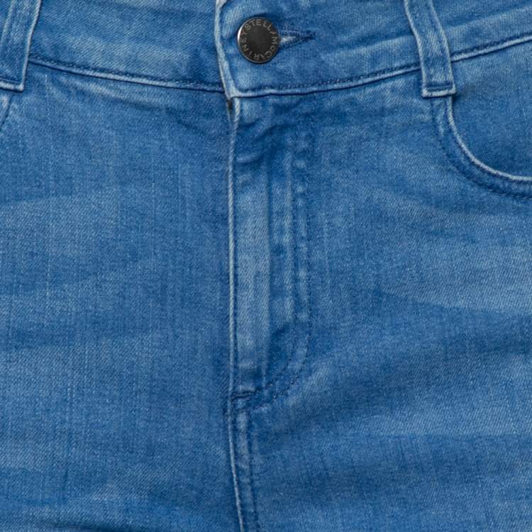 مملوكة مسبقًا Stella McCartney Blue Denim Flared Jeans M 
