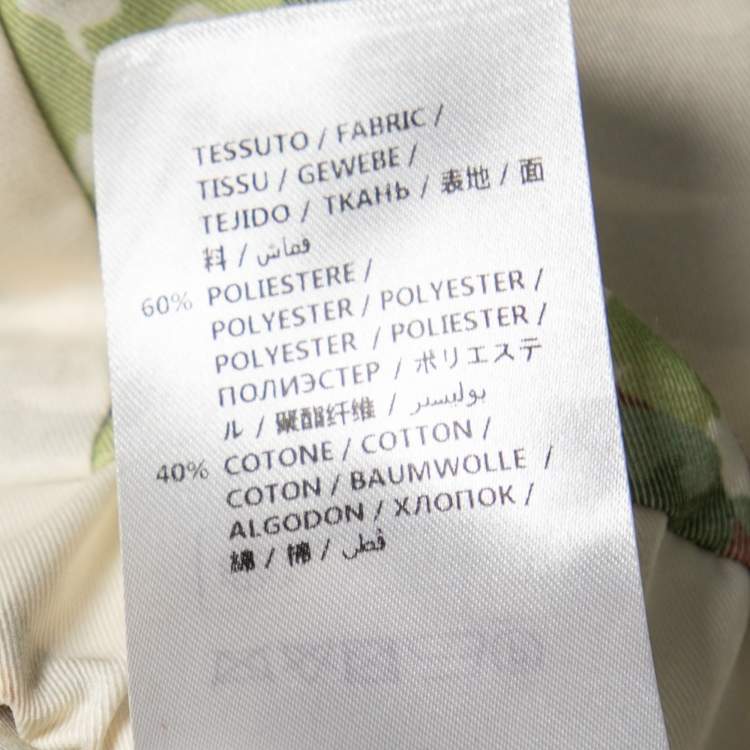 Pre Owned Stella McCartney Cream Printed Cotton Jay Landscape Hooded Jacket M