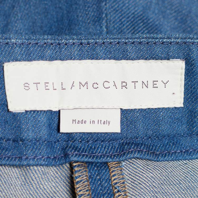 Pre Owned Stella McCartney Indigo Denim Culottes M