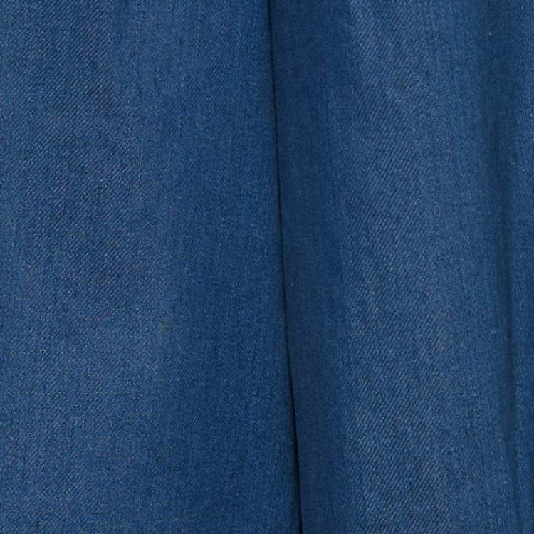 Pre Owned Stella McCartney Indigo Denim Culottes M