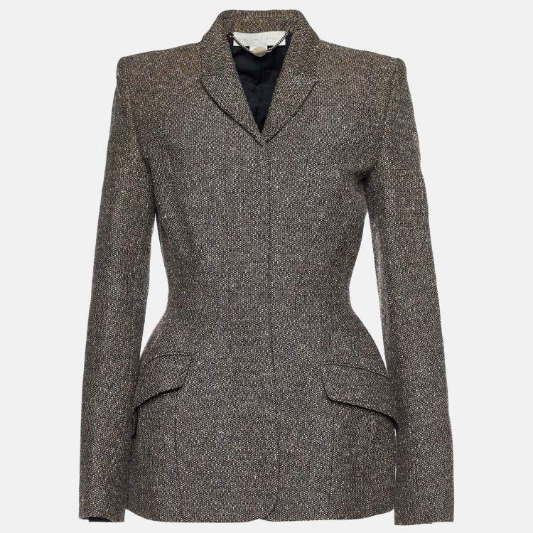 مملوكة مسبقًا Stella McCartney Multicolor Tweed  Button Front Coat S