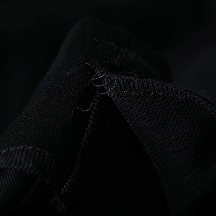 Pre Owned Stella McCartney Black Wool Single-Breasted Blazer M