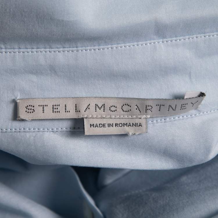 Pre Owned Stella McCartney  Light Blue Cotton Leona Shirt S