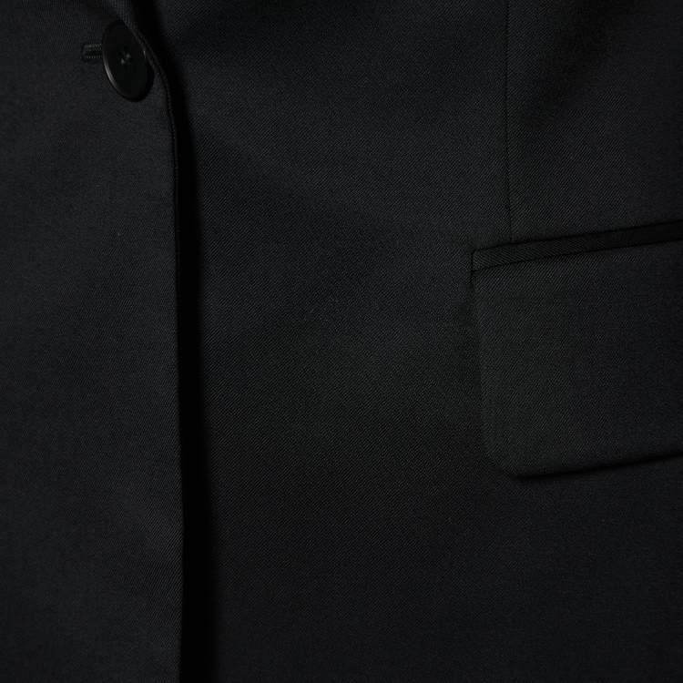 Pre Owned Stella McCartney Black Wool Tailored Blazer S