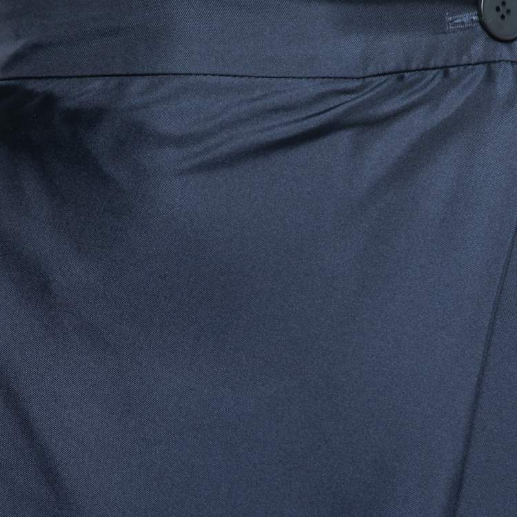 Pre Owned Stella McCartney Blue Silk Printed Harem Pants S
