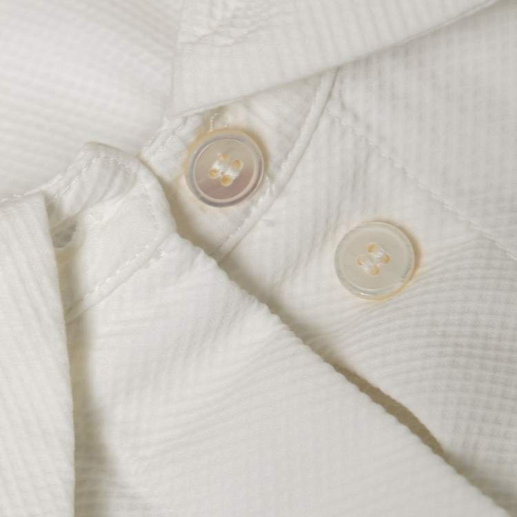 Pre Owned Stella McCartney White Cotton Collared Tennis Dress S