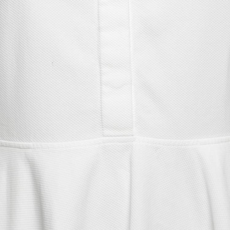 Pre Owned Stella McCartney White Cotton Collared Tennis Dress S