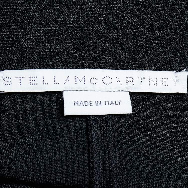 Pre Owned Stella McCartney Black Knit Belted Cardigan XS