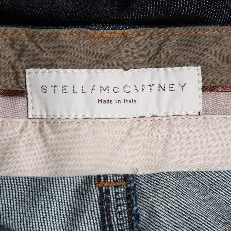 Pre Owned Stella McCartney Blue Denim Mid Rise Jeans M Waist 28"